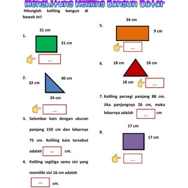 5 Contoh Soal Tugas Kelompok Bangun Datar Kelas 3 yang Wajib Orang Tua Tahu