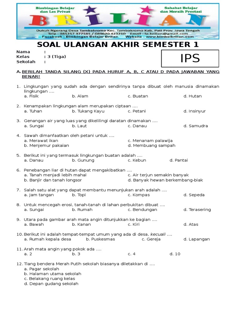 5 Rahasia Mengerjakan Connth Soal Benar Salah IPS SD Kelas 3 Semester 2 Agar Anak Juara