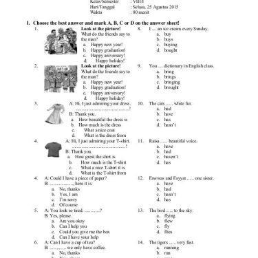 Akhirnya Terkuak Jawaban Bright English Kelas 8 Halaman 32 Chapter 2 Soal Bahasa Inggris Kelas 8 Chapter 3