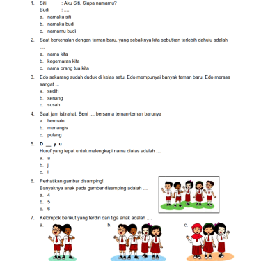 Akhirnya Terungkap! 7 Conto Soal Kelas 6 Tema 3 yang Bikin Belajar Jadi Seru