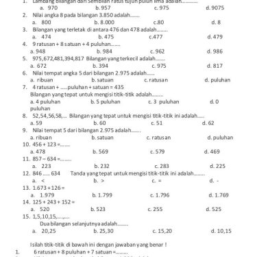 Wajib Tahu! Cara Praktis Download Soal Akhir Semester 1 Kelas 3 K 13 Lengkap dengan Jawaban