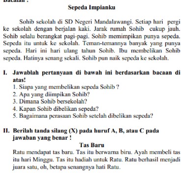 Akhirnya Tersedia Contoh Soal PAS B Indonesia Kelas 8 Semester 2 MTs Lengkap dengan Kunci Jawaban Ujian 2026