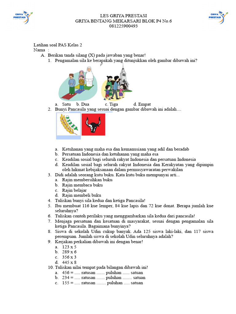 Akhirnya Tahu Bentuk Asli Contoh Soal PAS Kelas 2 Tema 8 yang Bikin Anak Percaya Diri