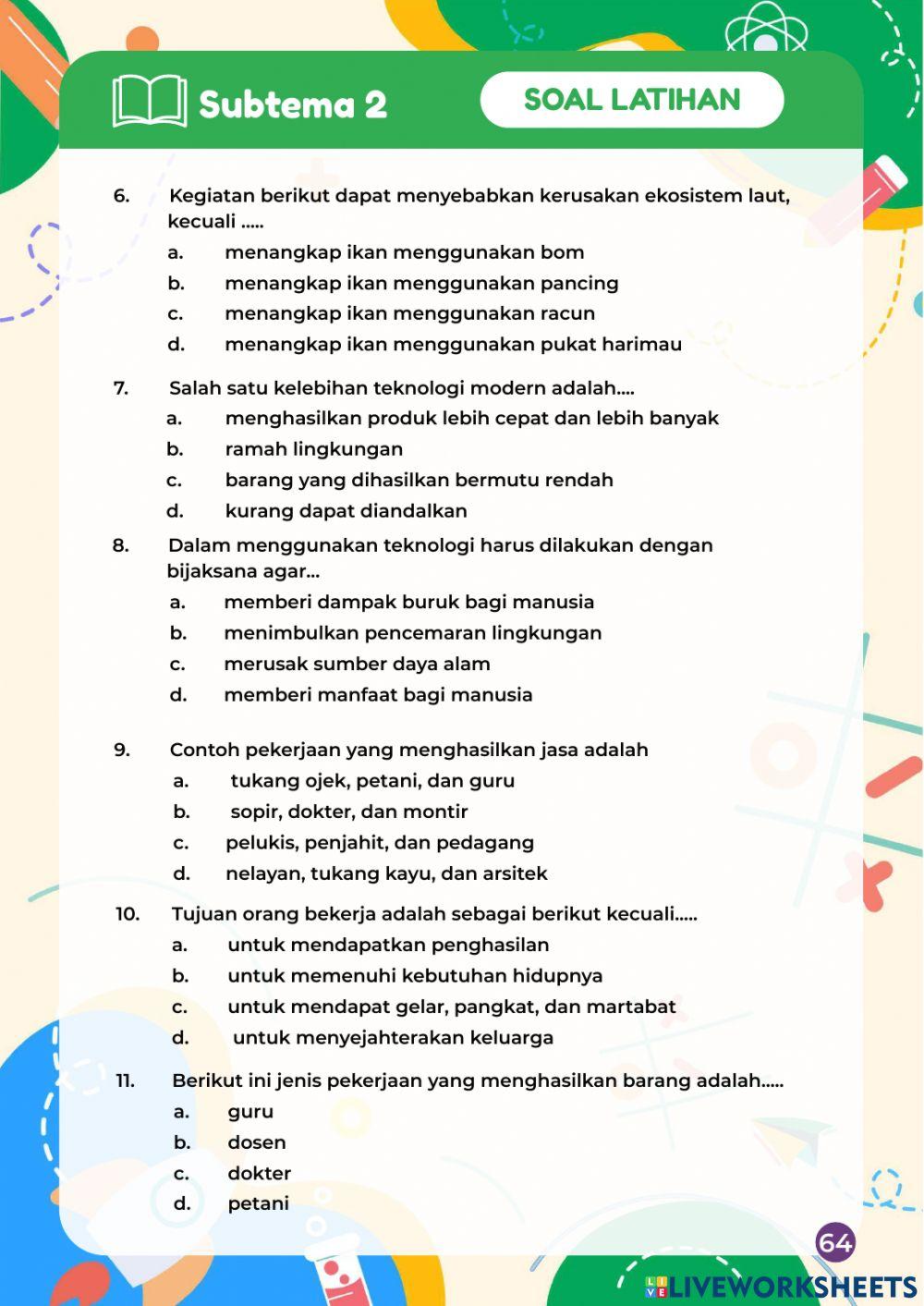 Terbukti! Contoh Soal Tematik Kelas 4 Tema 4 Subtema 2 Tahun 2026 Bikin Siswa Mudah Paham