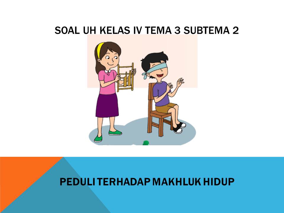 Wajib Tahu 3 Contoh Soal Tematik Kelas 4 Tema 2 Sub Tema 3 Agar Nilai Ujian Sempurna