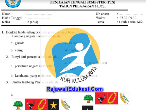 Wajib Tahu Kumpulan Soal UTS SD K13 Kelas 2 Semester 1 Agar Nilai Anak Melonjak Drastis
