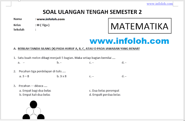 Wajib Tahu Kumpulan Soal UTS Semester 2 Kelas 3 SD Agar Nilai Melonjak Drastis